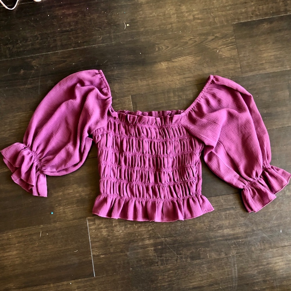Urban outfitters puff sleeve top